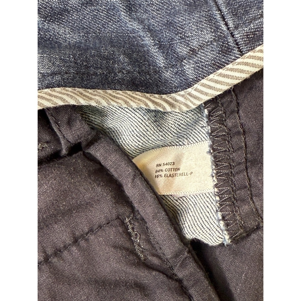 Gap brand Denim Wide Leg Blue cotton blend Casual Women's trousers size 6 reg - Picture 10 of 13